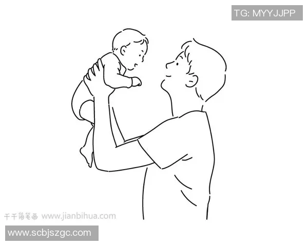 足球明星温情瞬间与小孩的快乐时光简笔画创作分享